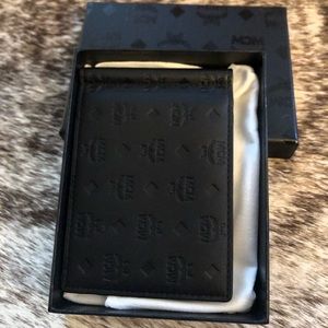 MCM Sigmund Money Clip In Monogram Leather